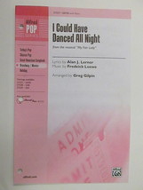 I Could Have Danced All Night Sheet Music 27327 Alfred SATB w Piano My F... - £5.50 GBP