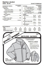 Adult’s Skyline Jacket Coat Outerwear #506 Sewing Pattern (Pattern Only) - £7.82 GBP