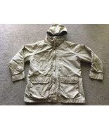 Vintage Woolrich Coat Woman Jacket S Small Barn Wool Insulated Beige Wat... - $42.56