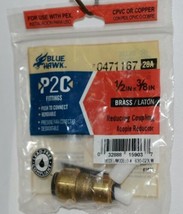 Blue Hawk 0471167 P2C Brass Fitting Reducing Coupling Removable - £6.76 GBP