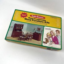 Vtg Realife Doll House Miniatures Heritage Series Dining Room, Kit #190 NEW - £24.49 GBP