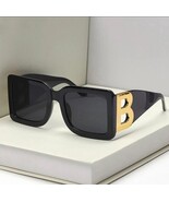 2022 Fashion Oversized The Letter B  Square Luxury Trend Sunglasses Wome... - $301.96 MXN