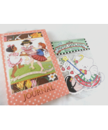 Mary Engelbreit Hard cover Journal PLUS Paper Garland Kitty Wishes New - $14.54 CAD