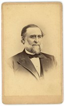 CIRCA 1870&#39;S CDV Handsome Older Gentleman With Beard Sawyer Philadelphia, PA - £9.16 GBP