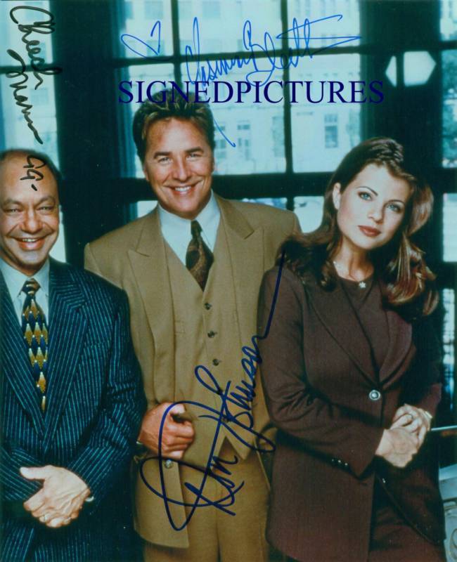 NASH BRIDGES CAST SIGNED AUTOGRAPH 8X10 RPT PHOTO CHEECH MARIN DON JOHNSON +