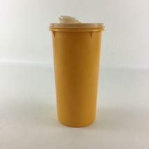 Tupperware Yellow Tall Beverage Container 261 Liquid Storage Lid Spout Vintage - £15.53 GBP