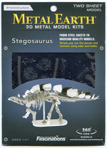 Metal Earth STEGOSAURUS SKELETON 3D Puzzle Micro Model  - $12.86