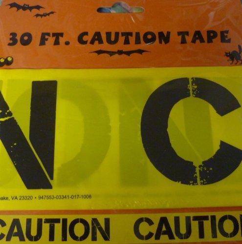 Halloween Caution Tape: CAUTION (30 Feet) - $1.00