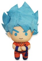 Dragon Ball Super Saiyan God SSGSS Goku 8&quot; Plush Doll NEW WITH TAGS! - $13.98