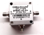 MINI-CIRCUITS ZFRSC-42-S+ DC-4200 MHz 2 Ways Resistive Power Splitter, D... - $44.99