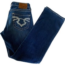 Big Star REMY Jeans sz 27L Actual 30x29&quot;  Boot Cut Low Rise Dark Wash Denim - $8.99