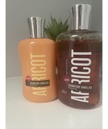 LOT x 2 BATH &amp; BODY WORKS SIGNATURE APRICOT VANILLA SHOWER GEL &amp; LOTION ... - $729.88 MXN