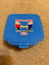 Vintage Kraft Cheese Singles Blue Container Red And Ned “It’s My Cheese!... - £10.51 GBP