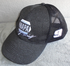 NAPA Racing Chase Elliott #9 Hendrick Motorsports Strapback Black Mesh Hat Cap - £5.92 GBP