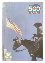Carousel Games Fun4U 500 Pc Puzzle - America Flag Texas Cowboy Horse Statue NEW - £9.91 GBP