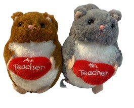 Ganz Plush Squirrel  Red and Gray Teacher Gifts Lot of 2 Stuffed Animals - £6.24 GBP