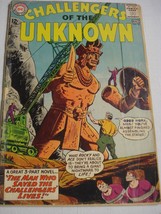 Challengers of the Unknown #31 DC Comic Fair+ 1963 Man Saved the Challen... - $12.37 CAD