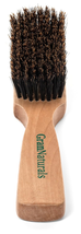 Grannaturals Soft Mens Boar Bristle Hair Brush - Natural Wooden Club Style Wave - £11.51 GBP