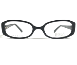Hugo Boss HB 11539 BK Eyeglasses Frames Black Silver Rectangular 51-17-125 - £51.61 GBP