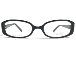 Hugo Boss HB 11539 BK Eyeglasses Frames Black Silver Rectangular 51-17-125 - £52.48 GBP