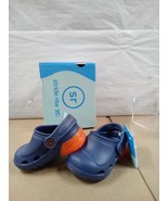 Stride Rite 360 Bray Toddler Boys Light Up Navy Orange Clogs Sz 3M | Tp009 - £12.62 GBP