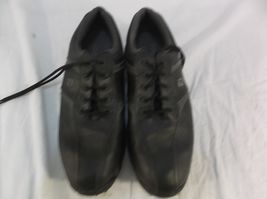 MENS sz9M GOLF SHOES 45471 FOOTJOY GREENJOYS SOFT SPIKES BLACK w/FLEX ZONE - $25.19