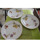 Royal Worcester Evesham Salad Plates, 8.25&quot;, 3 Plates - $31.00