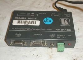 Kramer Tools Automatic VGA / Audio Switcher VP-211DS with Power Adapter - $14.98