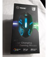 U YOUSE Wired Gaming PC Mouse - Color Changing LED NEW Sealed - $323.47 MXN