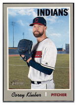 2019 Topps Heritage Corey Kluber    Cleveland Indians #448 Baseball card   TMH1C - £1.01 GBP