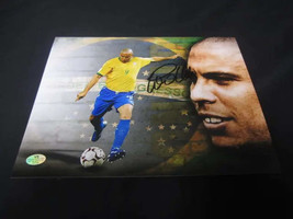 Ronaldo Nazario Brazil Soccer Signed 8x10 Photo VSA COA - £73.99 GBP