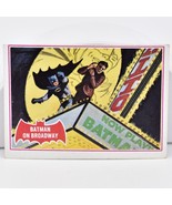 1966 Batman Red Bat Puzzle Back Trading Card #44A Batman on Broadway (Ro... - £7.11 GBP