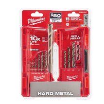 Milwaukee 48-89-2331 3/8-inch 15-Piece Cobalt Red Helix Secure Grip Dril... - £62.12 GBP