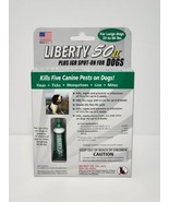 Liberty 50 II Plus IGR Spot-On for Dogs 33 to 66 lbs Flea Tick 3 Month S... - £11.64 GBP