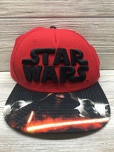 Star Wars Kylo Ren Baseball Cap Hat Adjustable Red Lucasfilm Original SnapBack - £11.79 GBP