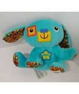Learning Curve Sounds pals Woof plush blue puppy dog crinkle ears colors... - £11.65 GBP
