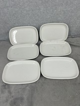 Lot Of 6 Vintage Pfaltzgraff Small White Dishes #426 Stoneware 6.75&quot; x 4.5&quot; - $31.98