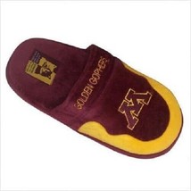 NCAA Minnesota Golden Gophers Name on side Yellow & Maroon Slippers L Comfy Feet - $19.99