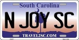N Joy SC South Carolina Novelty Metal License Plate LP-6277 - £15.12 GBP