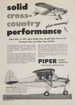 1951 Print Ad Piper Pacer &amp; Tri-Pacer Airplanes Lock Haven,Pennsylvania - £16.15 GBP