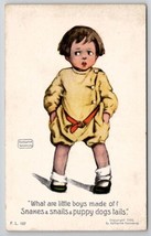 Katharine Gassaway What Little Boys Are Made of c1906 Postcard C37 - $19.95