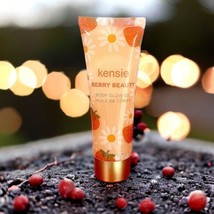 KENSIE Berry Beauty Women 2.4 oz BODY Glow OIL New Without Box &amp; Sealed - £15.28 GBP