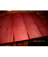 PACKAGES OF THIN PREMIUM KILN DRIED, SANDED EXOTIC PURPLEHEART LUMBER - $59.39+