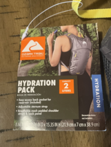 Hydration Pack By Ozark Trail Grey And Yellow 2 Liters With Reservoir Ne... - $19.80