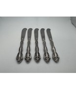 Set of 5 Oneida Stainless Steel MICHELANGELO Individual Butter Spreaders - $2,213.07 MXN