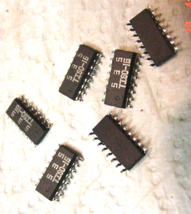 Approx 155 Pcs  NOS TI&#39;s TISO-16 PLCC IC&#39;s package Dummies in 3 protect ... - $11.04