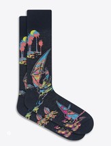 Bugatchi Mercerized Cotton Windsurf Socks ~ Made in Italy - £54.48 GBP