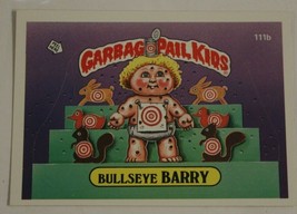 Bullseye Barry Vintage Garbage Pail Kids #111B Trading Card 1986 - £1.95 GBP