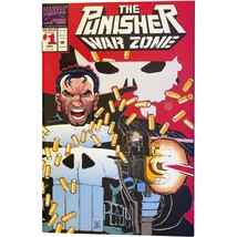 Punisher War Zone 1 White Pages DIE-CUT Wraparound Cover Nm - £32.16 GBP