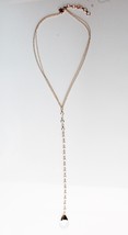 Cohesive Jewels Largo Chapado en Oro Imitación Cristal Y Perla Canal Y C... - $14.96